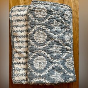 King Sea Shell Pillow Shams Sigrid Olsen Blue and White Nautical Set of 2